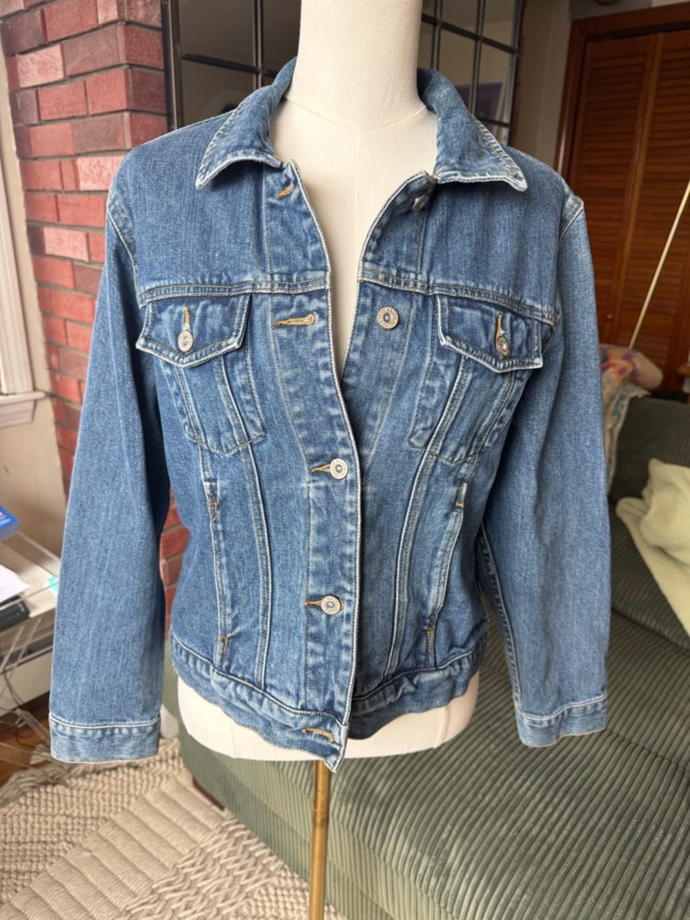 Eddie Bauer Light Blue Denim Jean Jacket - Women's